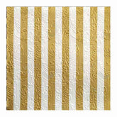 Napkin Stripes gold Set of 15